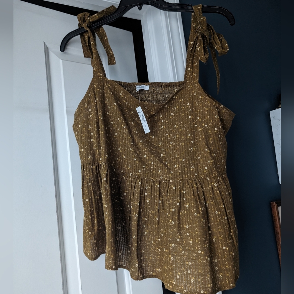 Madewell babydoll tank